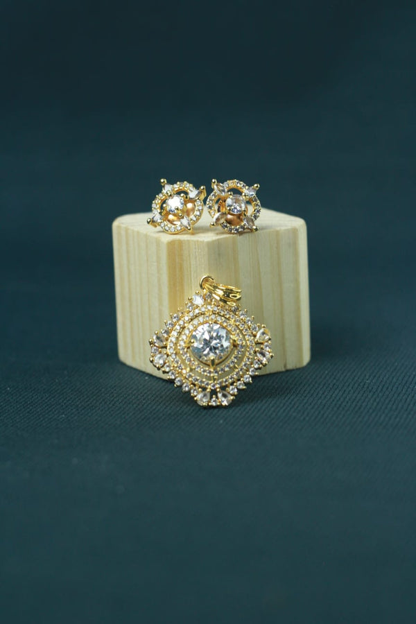 Gold Plated Locket Set